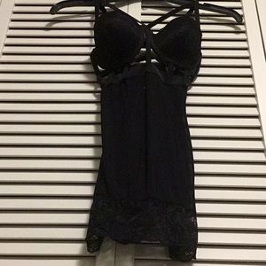 Black Balconette Bra Lingerie